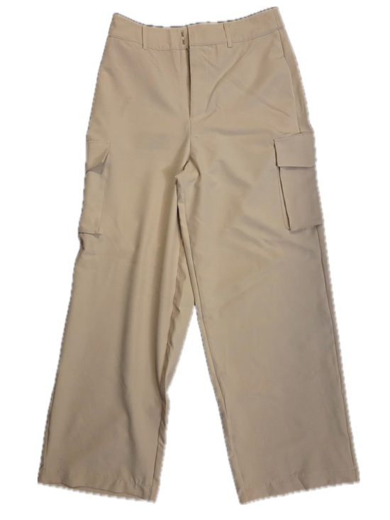 By Design Pants - By Design Aliyah Khaki Cargo 90’s Style Women’s Wide-Leg Pants